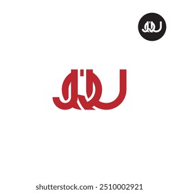 JQU Logo Letter Monogram Design
