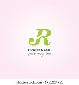 JR creative vector logo design, JR Creative logo design