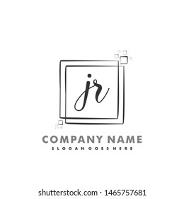 JR Initial beauty monogram logo vector
