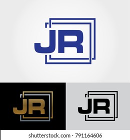 JR Letter Design - Initials Logo - Cool Logo Designs
