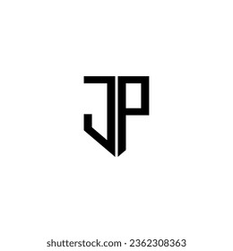 JR letter logo design with white background in illustrator. Vector logo, calligraphy designs for logo, Poster, Invitation, etc.