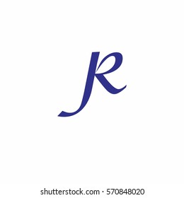jr letter logo vector