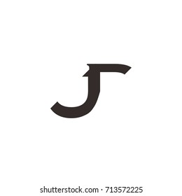 JR LETTER LOGO VECTOR