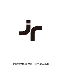 jr letter vector logo