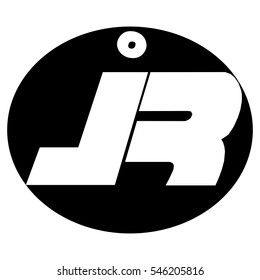 JR letter vector logo (sign, symbol, icon, design element)
