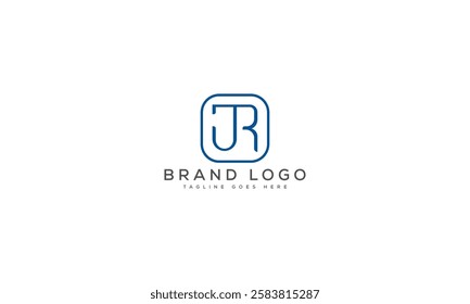 JR logo design vector template design for brand