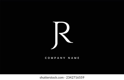 JR, RJ Abstract Letters Logo Monogram