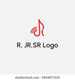 JR  SR  R Music logo