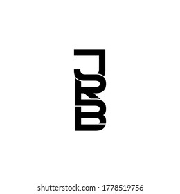 jrb letter original monogram logo design