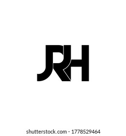 jrh letter original monogram logo design