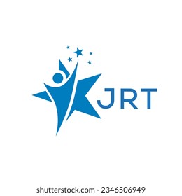 JRT Letter Logo auf weißem Hintergrund .JRT Business Finance Logo Design Vektorbild in Illustrator .JRT Brief Logo Design für Unternehmer und Unternehmen.
