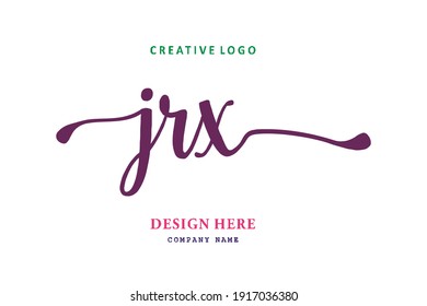 El logotipo de la inscripción JRX es sencillo, fácil de entender y autoritario
