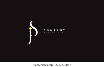 JS Alphabet letters Initials Monogram logo SJ, J and S