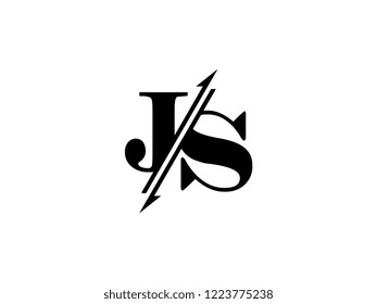 JS initials logo sliced