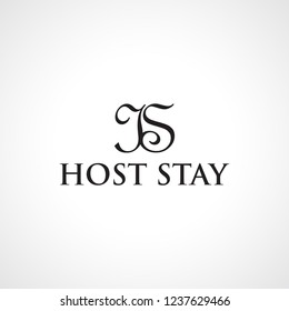 js j s Initial logo template vector