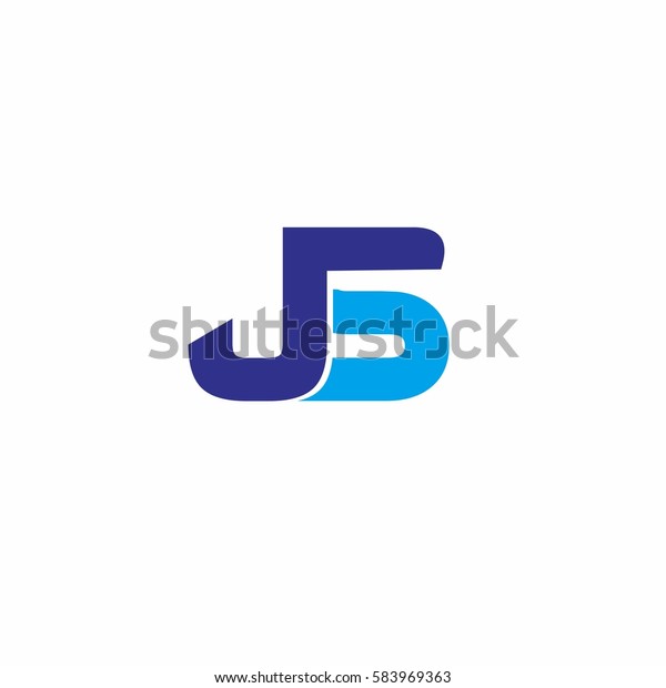 Js Letter Logo Vector Stock Vector Royalty Free 583969363