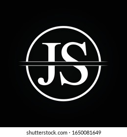 JS letter Type Logo Design vector Template. Abstract Letter JS logo Design