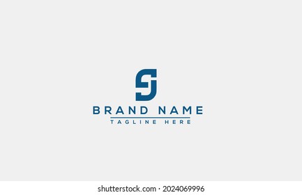 JS Logo Design Template Vector Graphic Branding Element.