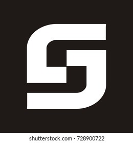 JS or S or SG or GS logo initial letter template design vector