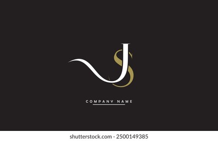 JS, SJ Abstract Letters Logo Monogram