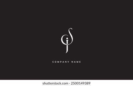 JS, SJ Abstract Letters Logo Monogram