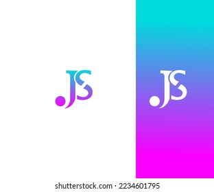 JS, SJ Letter Logo Vector Template Abstract Monogram Symbol . Usable for Business sport, technology, fashion, digital And future creative logo