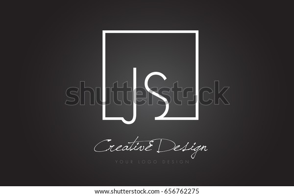 Js Square Framed Letter Logo Design Stock Vector (Royalty Free ...