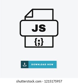Js vector icon