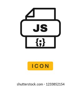 Js vector icon