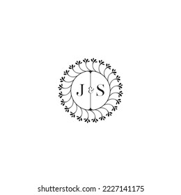 JS wedding concept floral in high quality professional design that will print well across any print media