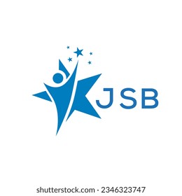 JSB Letter logo white background .JSB Business finance logo design vector image in illustrator .JSB letter logo design for entrepreneur and business.
