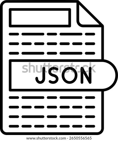 JSON Filled Style Icon Design