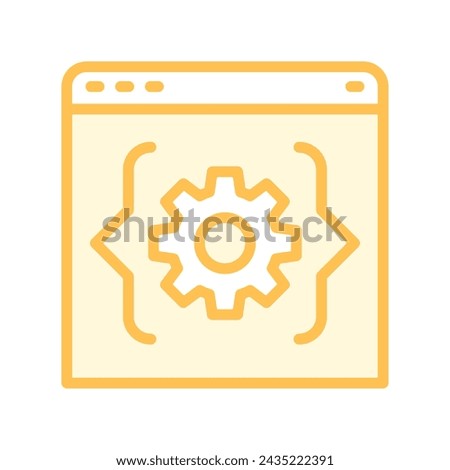 JSON icon, javascript, object, notation, data duotone line icon, editable vector icon, pixel perfect, illustrator ai file