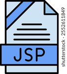JSP Filled Style Icon Design
