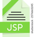 JSP Flat Style Icon Design