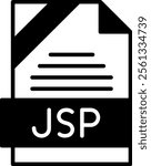 JSP Solid Style Icon Design