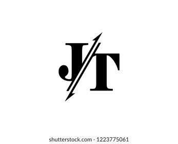 JT initials logo sliced