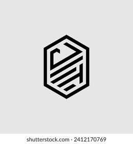 Geometrisches Monogramm der JT-Linie mit hochwertigem professionellem Design, das gut gedruckt werden kann