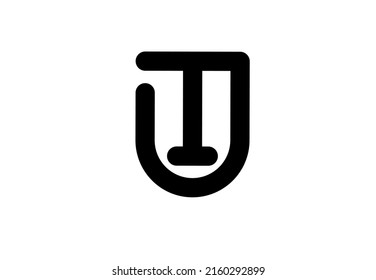 logotipo de la letra inicial de jt tj