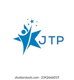 JTP Letter logo white background .JTP Business finance logo design vector image in illustrator .JTP letter logo design for entrepreneur and business.
