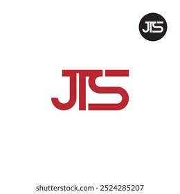 Diseño de Monograma de Letra de Logotipo JTS