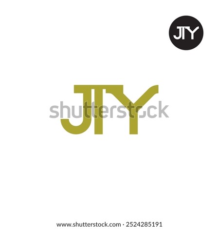 JTY Logo Letter Monogram Design