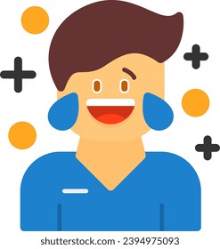 Jubilation Vector Flat Icon Design