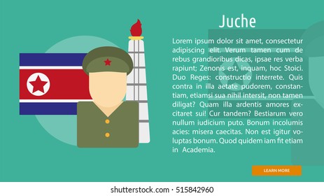 Juche Conceptual Banner