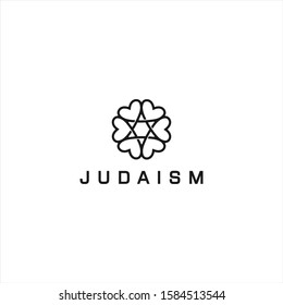 Judaism Community Logo Design Template