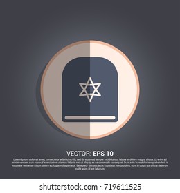 Judaism grave icon