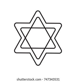 judaism icon outline