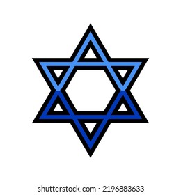 judaism religion color icon vector. judaism religion sign. isolated symbol illustration