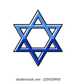 judaism religion color icon vector. judaism religion sign. isolated symbol illustration