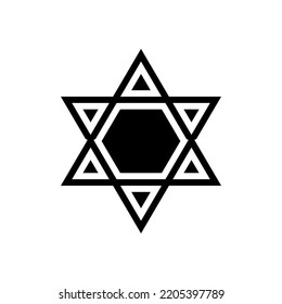 judaism religion glyph icon vector. judaism religion sign. isolated symbol illustration